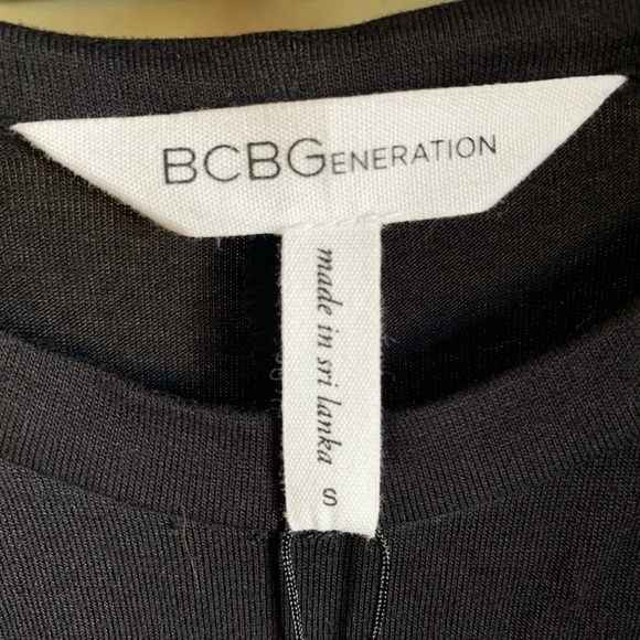NWT BCBGeneration size small black  summer top - Picture 5 of 8